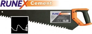 Ножовка по пенобетону 600 мм RUNEХ Cement