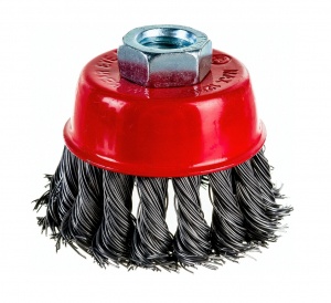 Щетка для УШМ М14 крученая "чашка" >